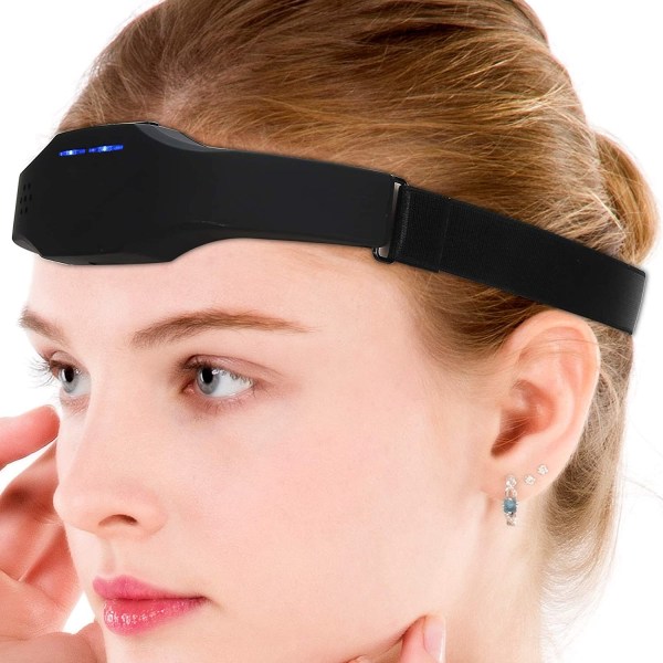 Elektrisk hodemassasjeapparat Hypnotic Device Sleep Aid svart
