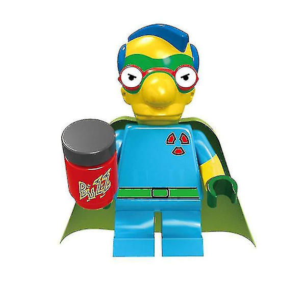 8 stk. The Simpsons Minifigurer Børns Pædagogiske Samlede Byggeklodser Legetøj