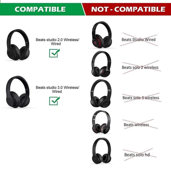 Byte af hovedbøjle Reparation Fix Dele Beats Studio 2.0 Wired