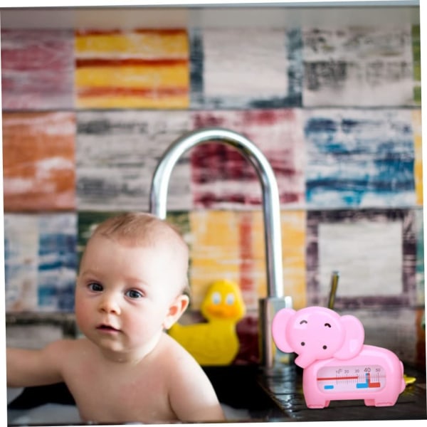 Baby Bath Thermometer Elephant Thermometer Floating Bath Toy