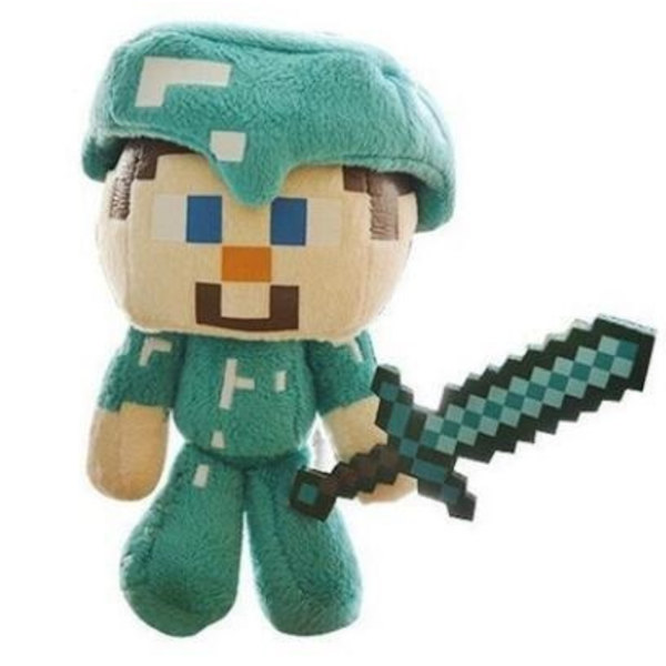 Minecraft My World Plyschleksak Kudde Barn Pojkar Presenter 20cm