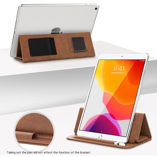 Tabletfodral för iPad 9:e/8:e/7:e generation 10,2\", Brun