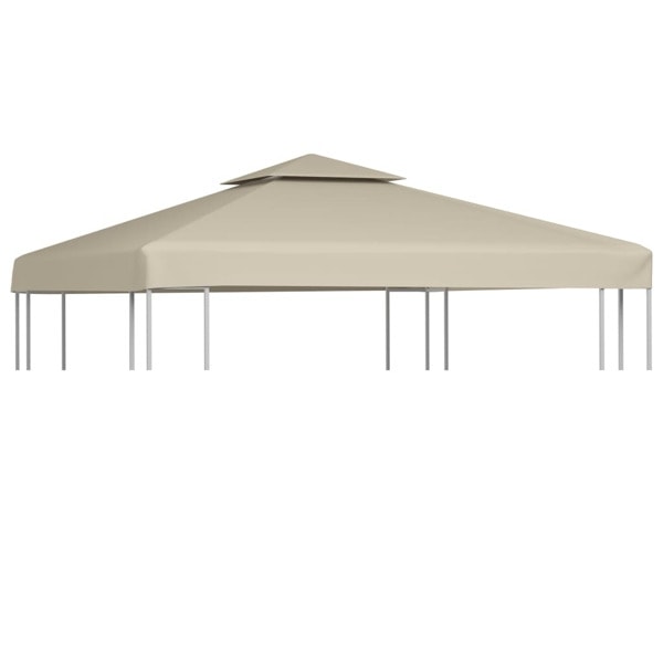 vidaXL Gazebo-katos 270 g/m² 3 x 3 m Beige{HONGDE}