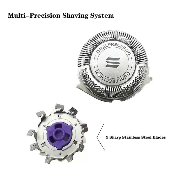 6 stk. Hq8 barberbladhoved Philips Pt730 Pt735 Pt860 Pt870 At750