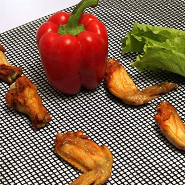 INF Grillnet/grillmåtte Non-stick Sort 3-pak