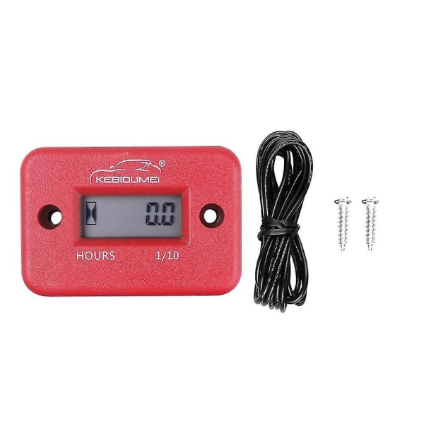 Digital timerteller LCD-skjerm Varvtallteller Gnistmotor Timer