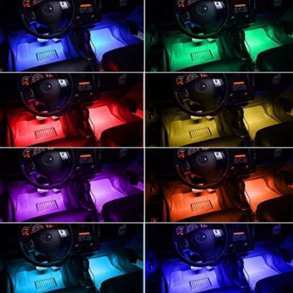 4x 9LED RGB tunnelmavalot