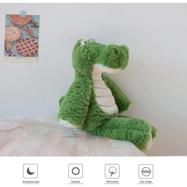 Crocodile Stuffed Animal Lovely Crocodile Toy 13.78'(Green)