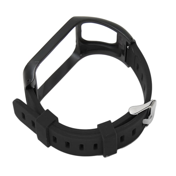 Armbandsband i Silikon Justerbart Vattentätt Armbandsbyte för Tom Tom Runner 3 Svart
