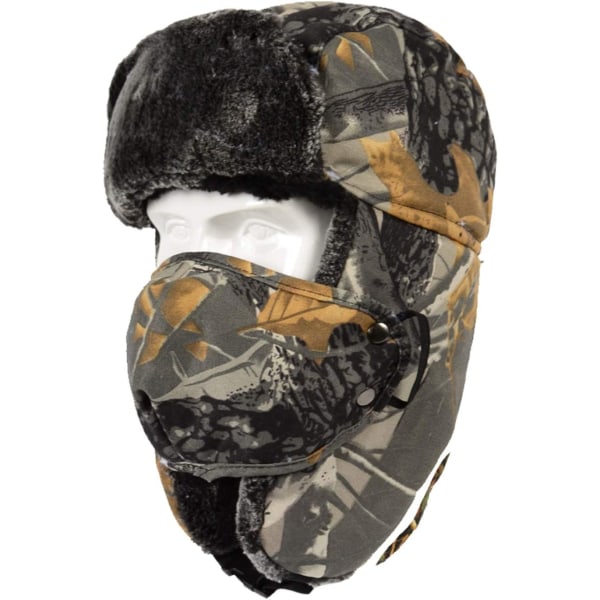 Winter Camo Catcher Hat, Ski Jakthatt (grå)