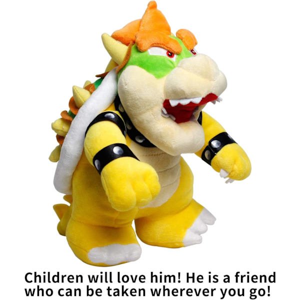 Bowser plys, Bowser legetøj plysdyr 10 tommer, gul