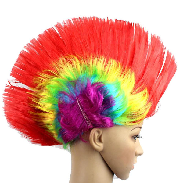 Rainbow Funny Wig Party Supplies Päähineet Pukutarvike