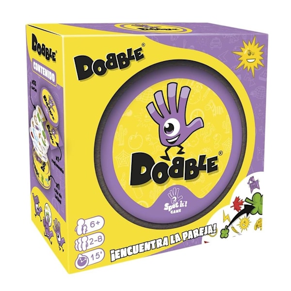 Dobble Classic - Spanska och Portugisiska, Flerfärgad - Kortspel - Brädspel [HONGDE]