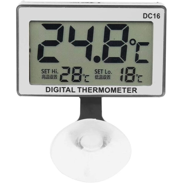 Digitalt LCD elektronisk temperaturmåler sensor termometer