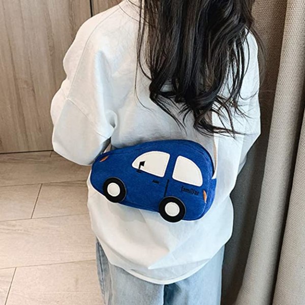Toddler Messenger-lompakko Mini Messenger Laukku Tyttö Poika, Sininen