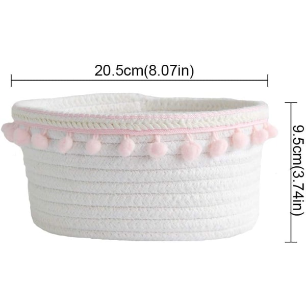 Storage Basket Set,Woven Storage Basket,Cotton Rope Storage Box