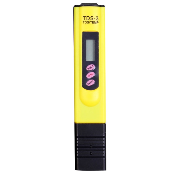 Præcis TDS Meter 0-9999 PPM Temp Vandkvalitetstest-gul