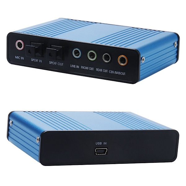 USB optisk lydkort 5.1 7.1 optisk lydkortadapter (1 stk.)