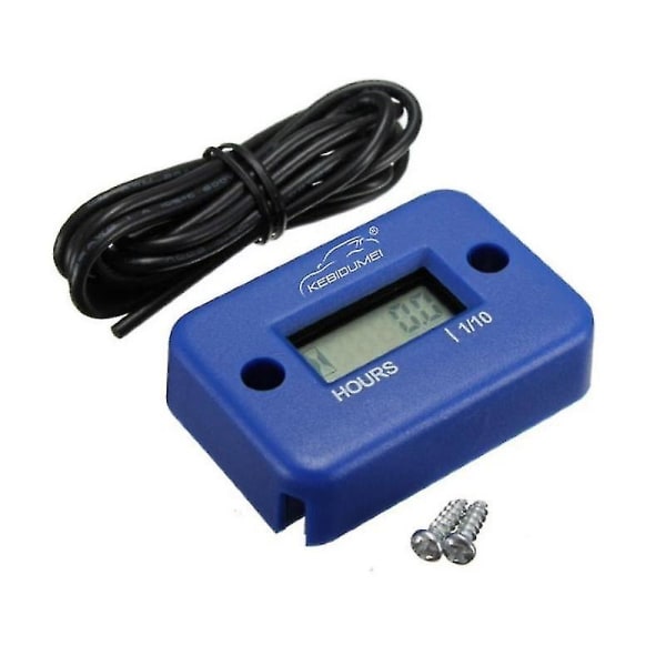 Digital timerteller LCD-skjerm Varvtallteller Gnistmotor Timer
