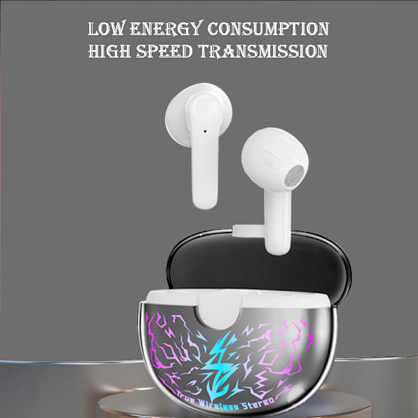 Trådlöst Binauralt TWS Gaming Bluetooth-headset - Låg latens svart