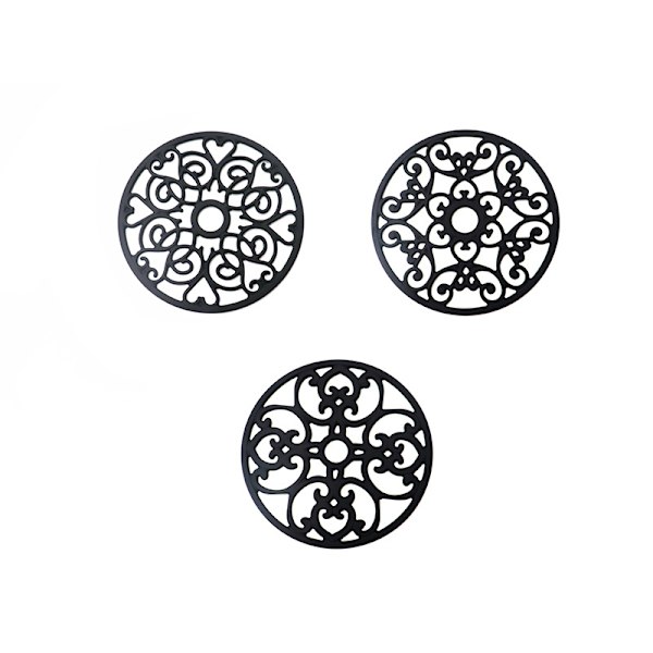 3PCS Silikon Tripod Puter for Hot Pot og Pan