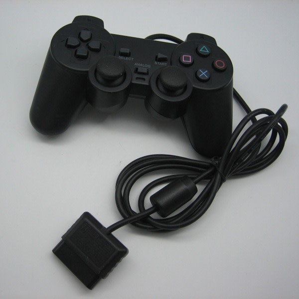 Tr?dbunden spelkontroll Gamepad Joypad Original f?r PS2 /Playstat
