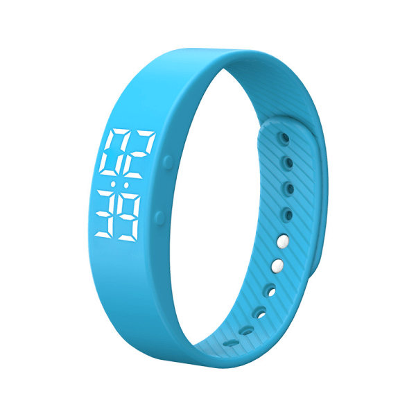 Digital watch för kvinnor, Fitness Tracker, blå