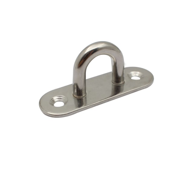 Sett med 4 rustfrie stål kroker (6mm)