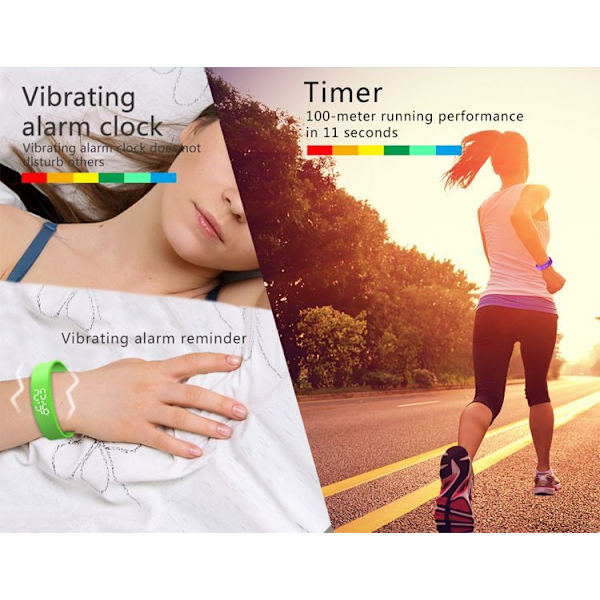 Pivotal Vibratime Vibrerende Påminnelsesklokker - med opptil 10 daglige alarmer - Blå
