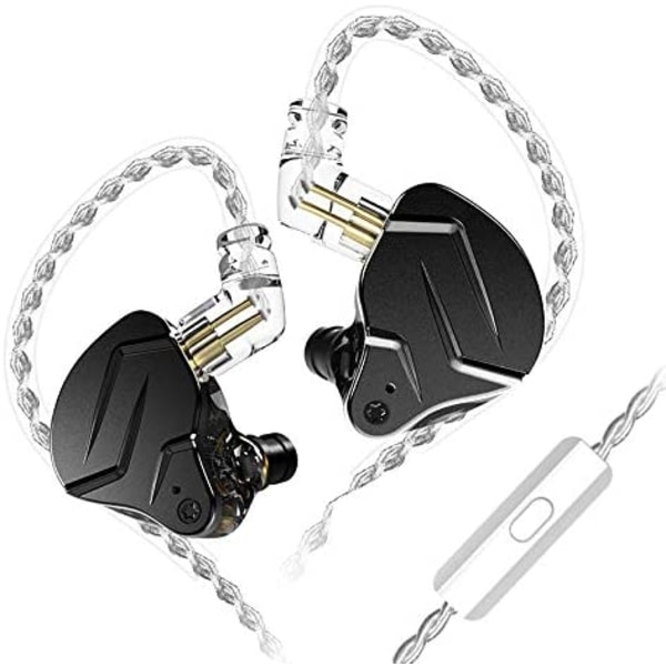 Hybrid in-ear hörlurar (med mikrofon) svart