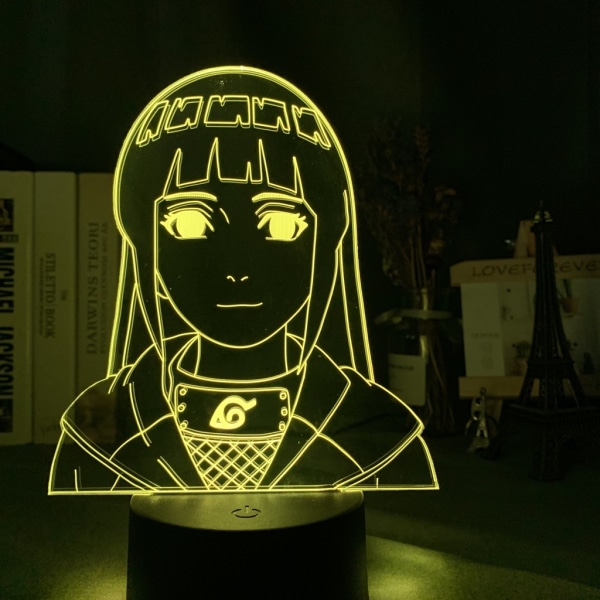 3D nattlampor Naruto Team Uzumaki Naruto LED nattlampa