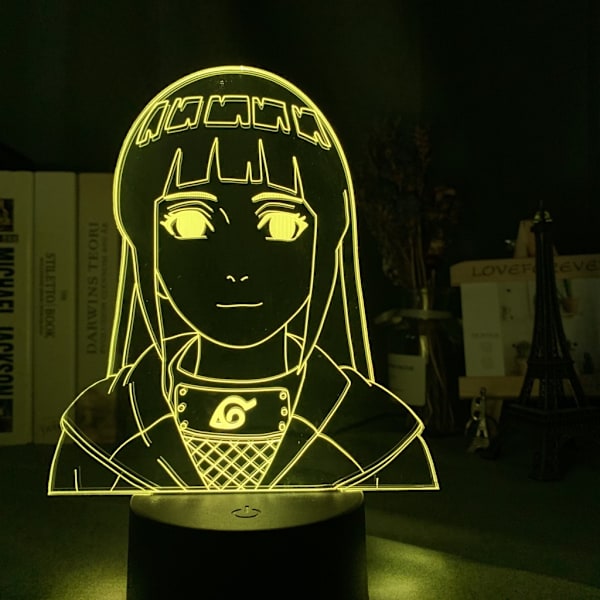 3D nattlys Naruto Team Uzumaki Naruto LED nattlys