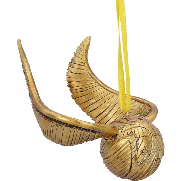 Harry Potter Golden Snitch Quidditch henger pynt, gull