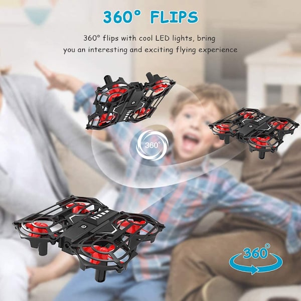 Bärbar rörelse bärbar quadcopter mini flygande drönare