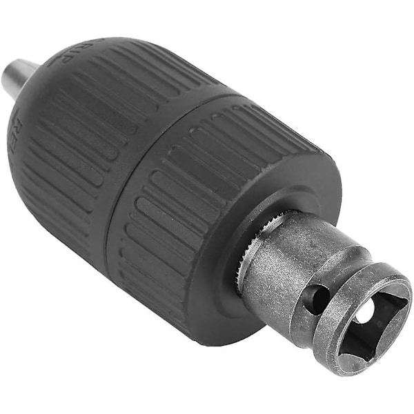 2-13mm Nyckellös Borrchuck, 1/2\" till 20 Unf Chuck Adapter med 1/2\" Chuck Adapter för Slagnyckelkonvertering [HONGDE]
