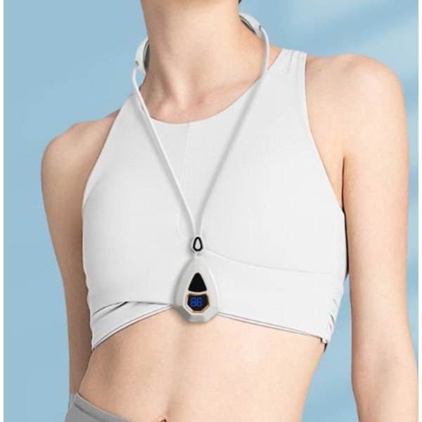 Cervical Spine Massager, Mini Pulse Massager -Valkoinen