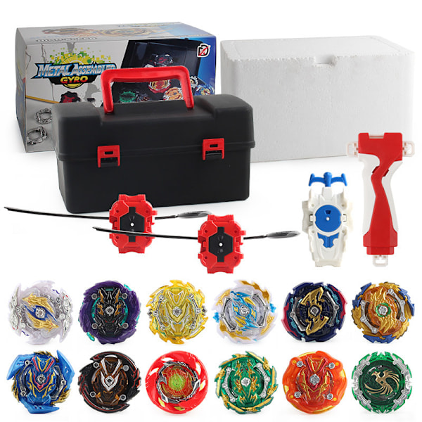 Battling Top Burst Gyro -lelusetti 12 pyörivää huippua 5#