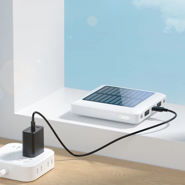 Nye Produkter Praktisk Nød Oplader med Solcellepanel til Udendørs Aktiviteter og Rejser