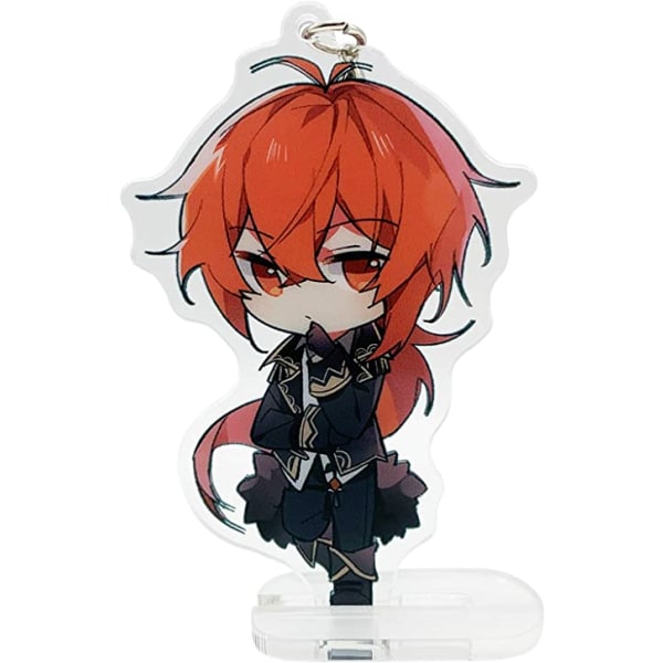 Genshin Impact Cute Acrylic Keychain Figure