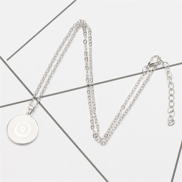 2-pack Yin Yang -halsband Blå #N/A