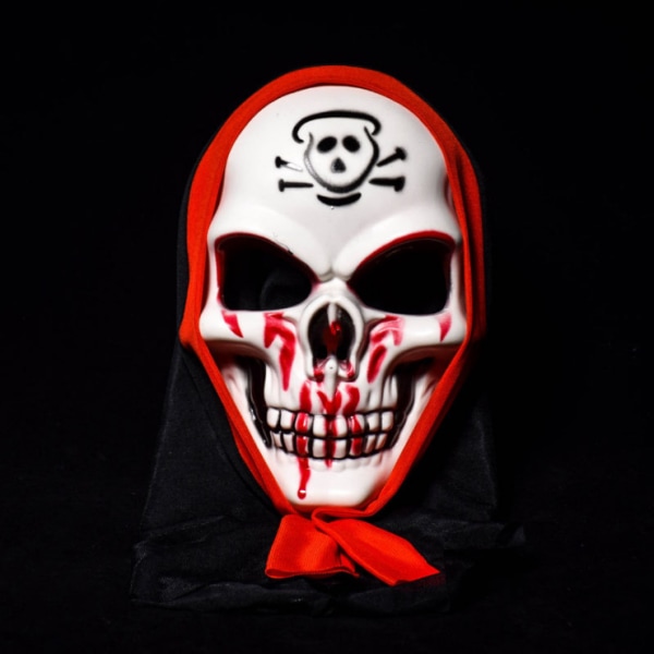 Skull Mask Rolig Halloween-fest Skrämmande Halloween Full Head