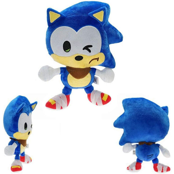 Sonic The Hedgehog Plysch 8-tums Modern Sonic Samlarobjekt Leksak1#