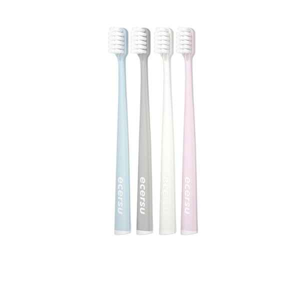Set - 4 st mjuk manuell tandborste för vuxna