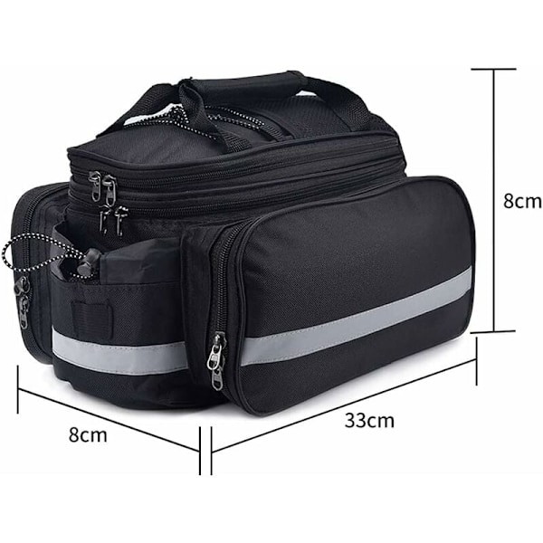 Cykeltaske Bagagebærer Cykel Bagagebærer Rivfast Taske Cykeltaske Multifunktionel Cykeltaske Bagagebærer Cykel Bag{HONGDE}