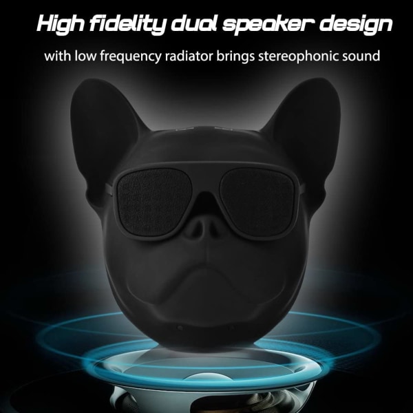 Bärbar hundformad högtalare 4.2 trådlös Bluetooth -högtalare