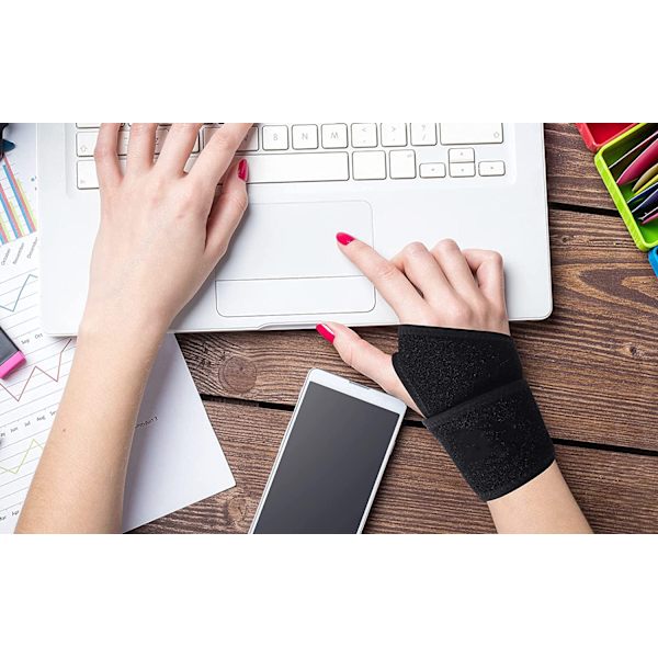 Carpal Tunnel Armbånd, 2 stk Armbånd Justerbar farverig Fyndiq