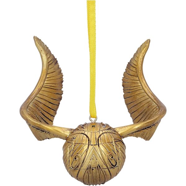 Harry Potter Golden Snitch Quidditch henger pynt, gull