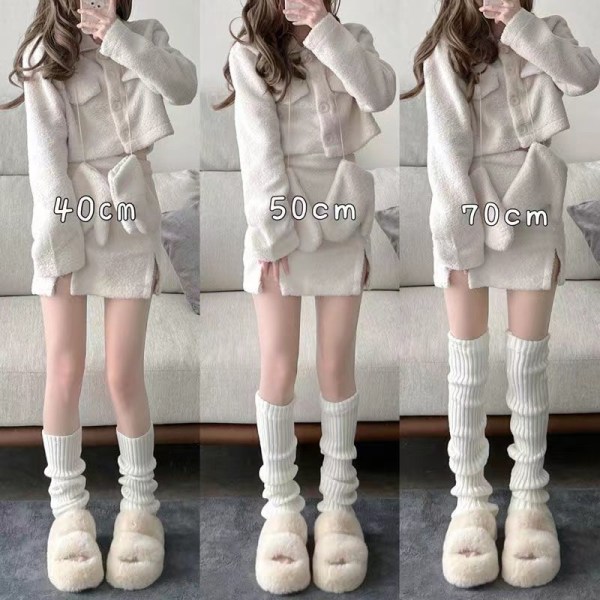 Women's Winter Knitted Crochet Knitted Leg Warmer Legging Boot