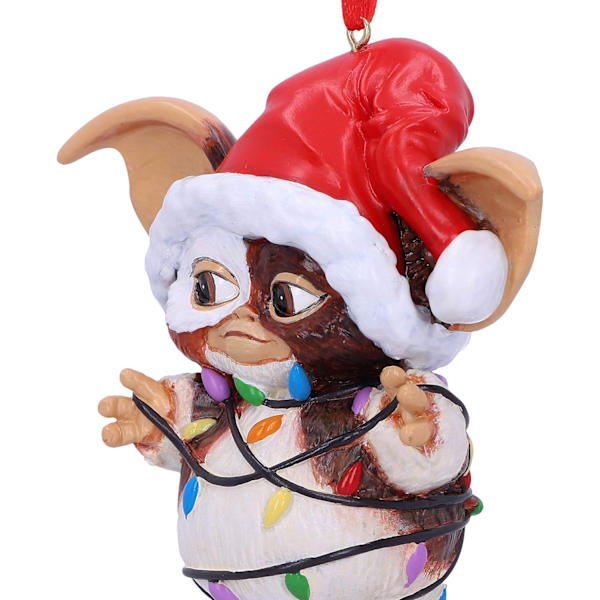 Gremlins Gizmo i lyskæde hængende festlig dekorativ pynt, rød