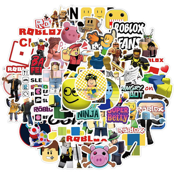 Roblox-videopelitarrat | 50 kpl vinyylitarraa Roblox